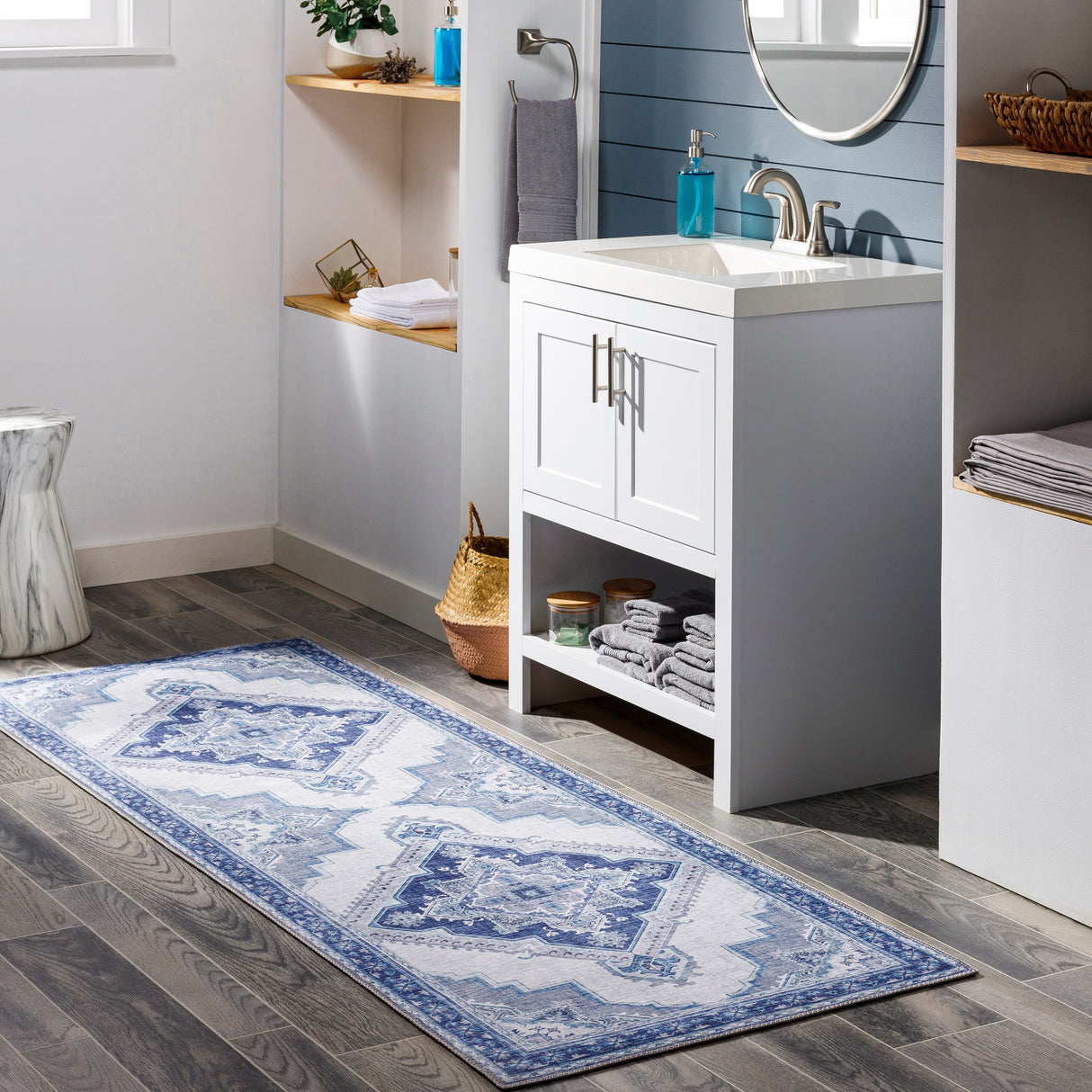 Mozelle Persian Medallion Area Rug