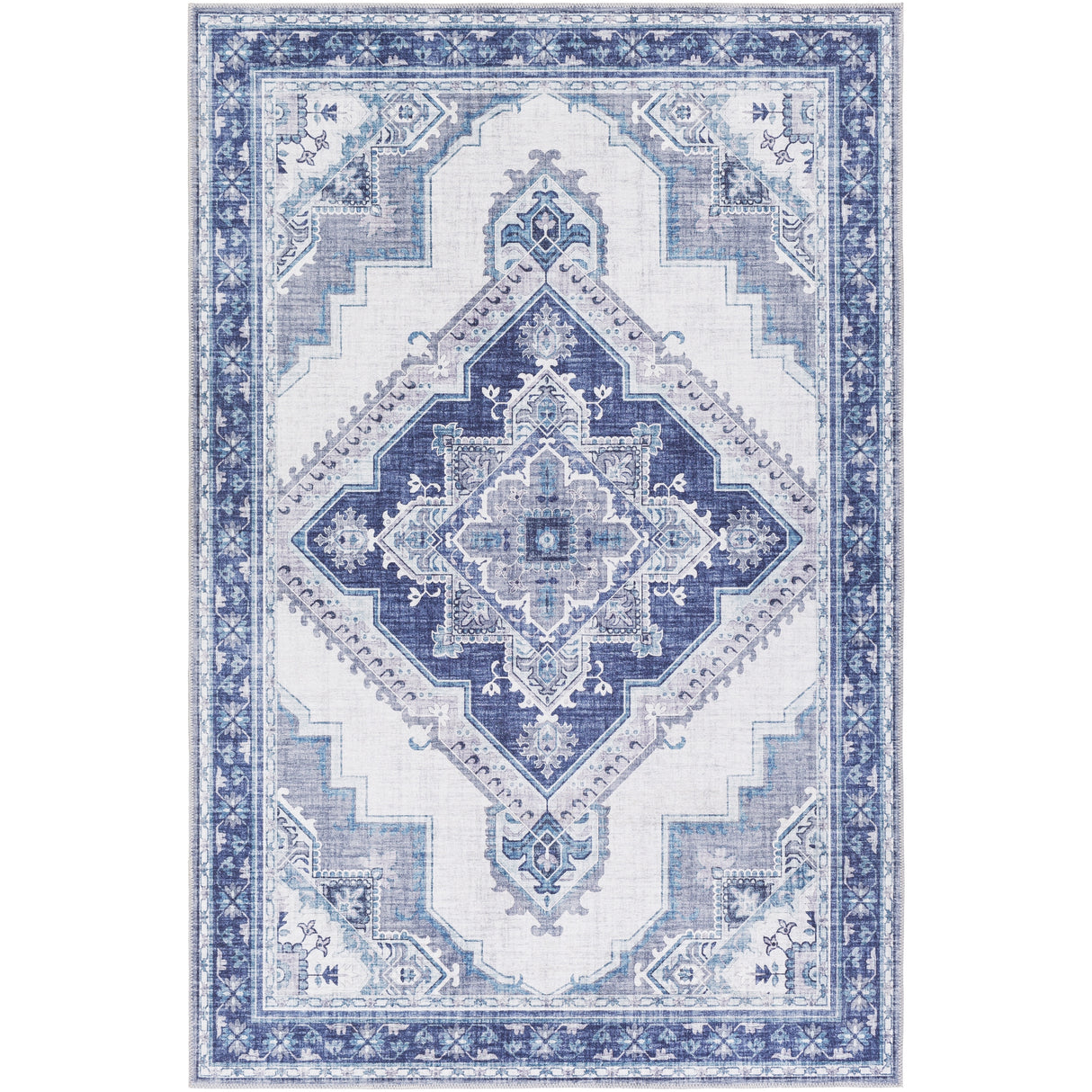 Mozelle Persian Medallion Area Rug