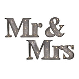 Mr. & Mrs. Lighted Sign (Set of 3)