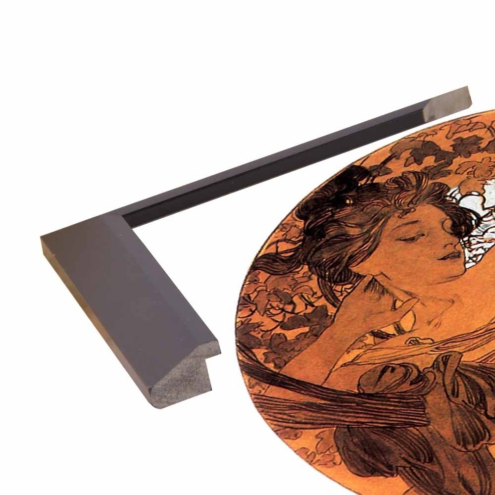 Mucha Autumn Medallion-VINAPP113788 Print 10"x10" by Vintage Apple Collection