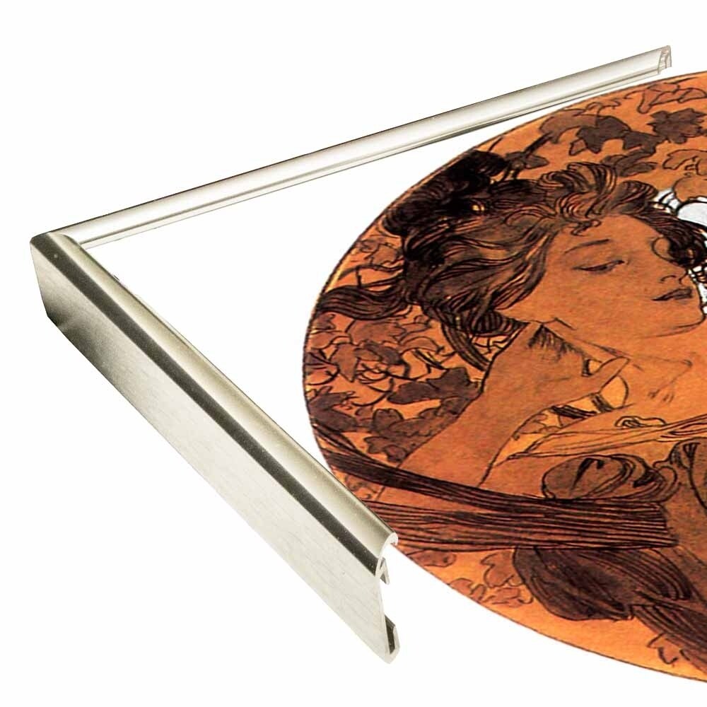 Mucha Autumn Medallion-VINAPP113788 Print 10"x10" by Vintage Apple Collection