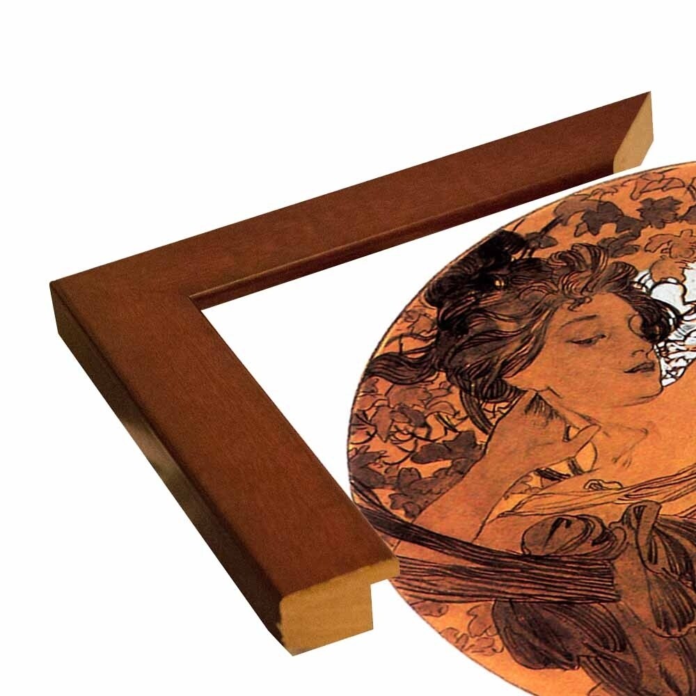 Mucha Autumn Medallion-VINAPP113788 Print 10"x10" by Vintage Apple Collection
