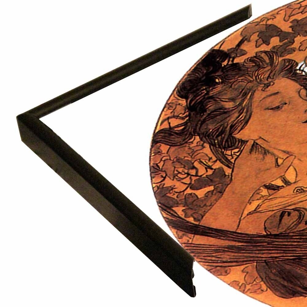 Mucha Autumn Medallion-VINAPP113788 Print 10"x10" by Vintage Apple Collection