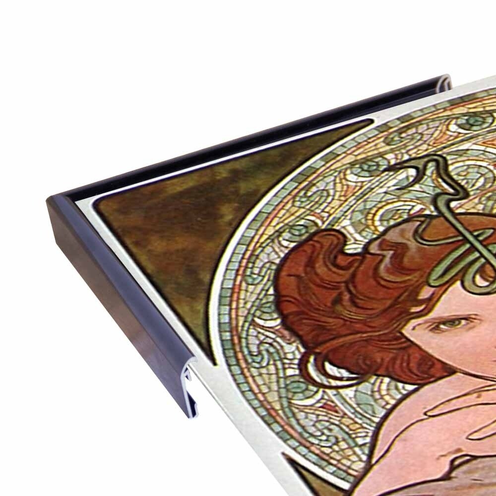 Mucha Emeraude-VINAPP113770 Print 20"x8.25" by Vintage Apple Collection