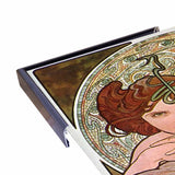 Mucha Emeraude-VINAPP113770 Print 20"x8.25" by Vintage Apple Collection