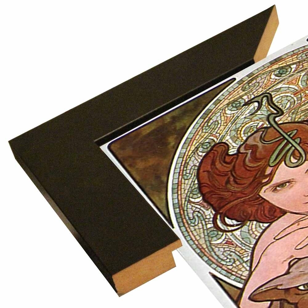 Mucha Emeraude-VINAPP113770 Print 20"x8.25" by Vintage Apple Collection