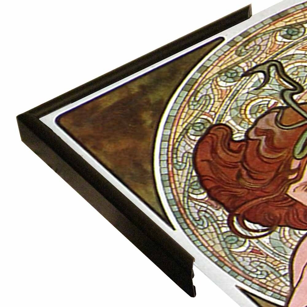 Mucha Emeraude-VINAPP113770 Print 20"x8.25" by Vintage Apple Collection