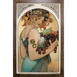 Mucha Fruit Panel-VINAPP113774 Print 24"x15.25" by Vintage Apple Collection