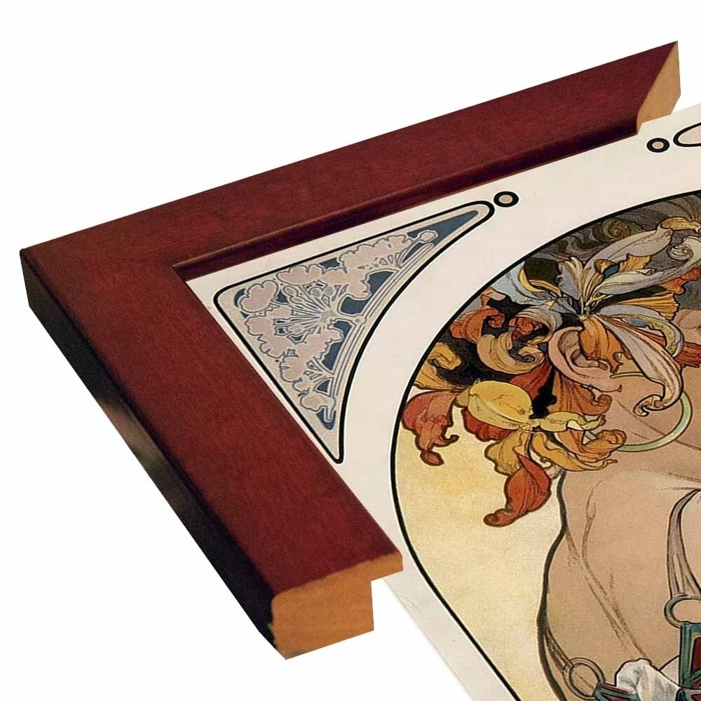 Mucha Fruit Panel-VINAPP113774 Print 24"x15.25" by Vintage Apple Collection