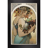 Mucha Fruit Panel-VINAPP113774 Print 24"x15.25" by Vintage Apple Collection