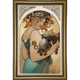 Mucha Fruit Panel-VINAPP113774 Print 24"x15.25" by Vintage Apple Collection