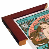 Mucha Quartier Latin-VINAPP140976 Framed Print 30"x21.5" by Vintage Apple Collection