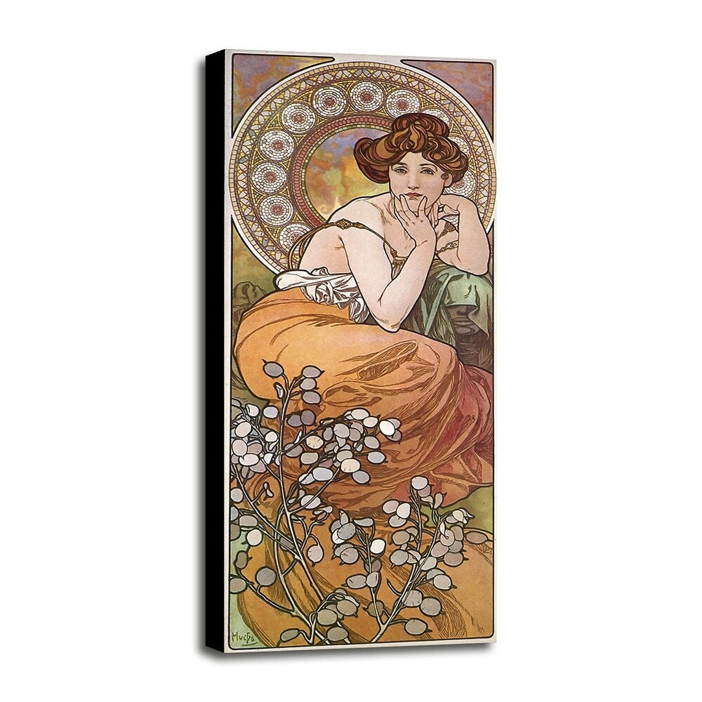Mucha Topaz-VINAPP113767 Print 21.25"x8.75" by Vintage Apple Collection
