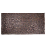Entryways Muir Dark Brown Natural Exotic Wood Rug (3' x 5'11) - 3' x 5'11