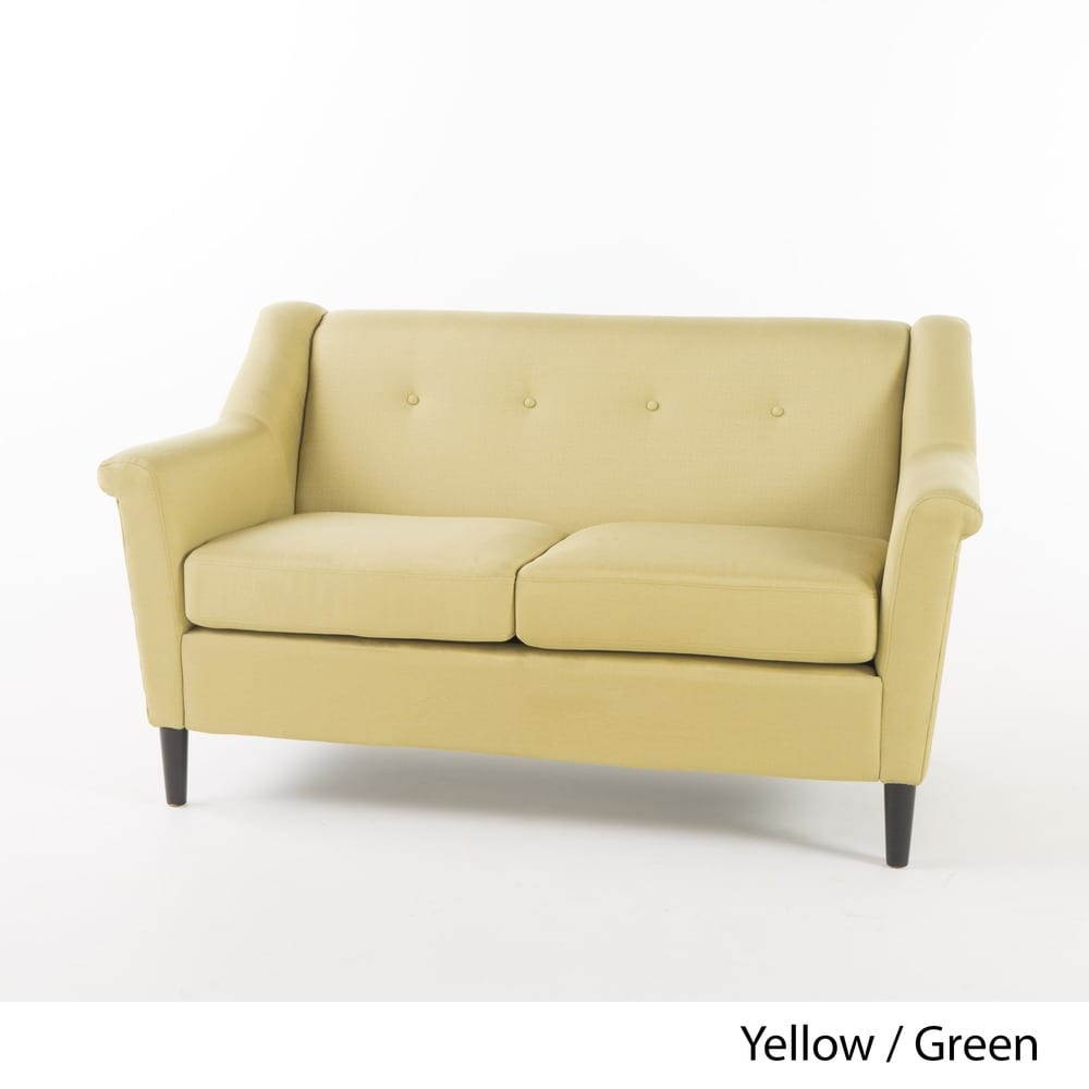 Mullin Two-Seat Fabric Sofa by Christopher Knight Home