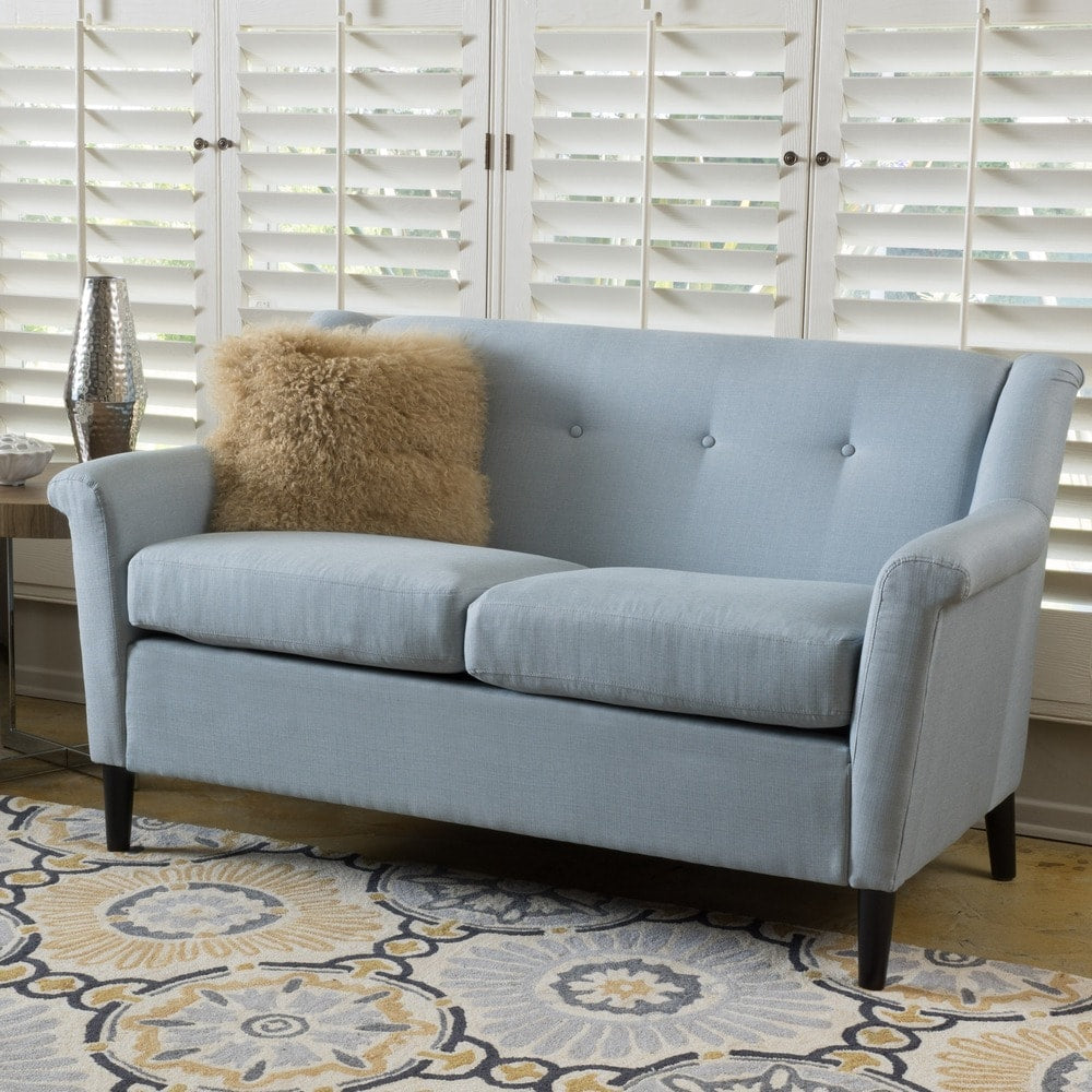 Mullin Two-Seat Fabric Sofa by Christopher Knight Home