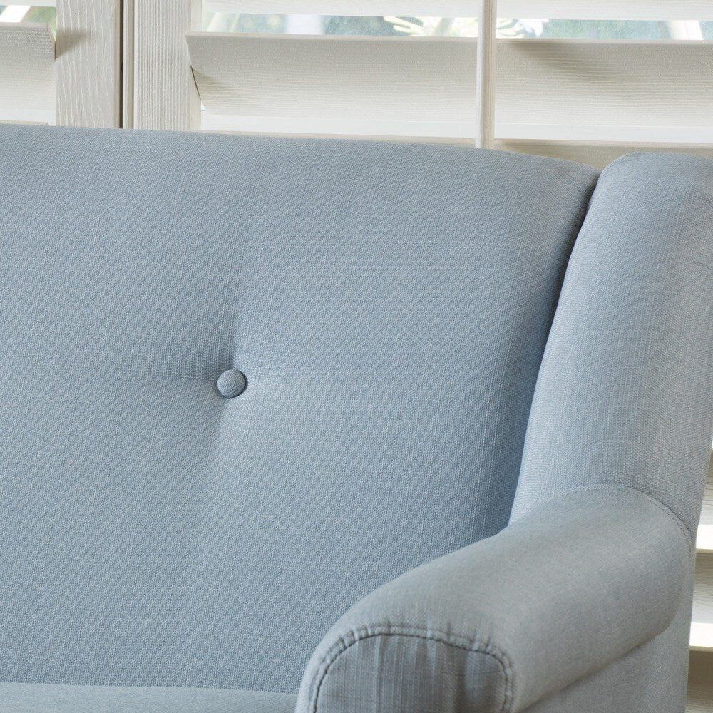 Mullin Two-Seat Fabric Sofa by Christopher Knight Home