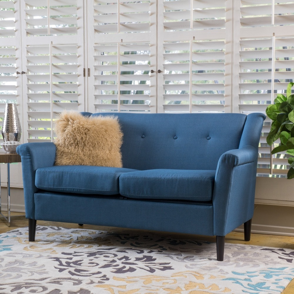 Mullin Two-Seat Fabric Sofa by Christopher Knight Home