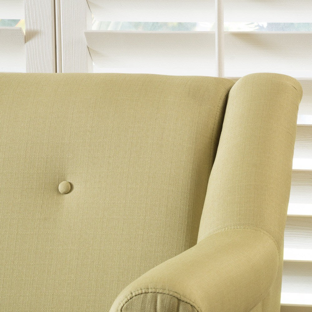 Mullin Two-Seat Fabric Sofa by Christopher Knight Home