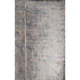 Multi-Color Abstract Area Rug Hand-Knotted Bedroom Wool Carpet - 6'8" X 9'11"