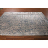 Multi-Color Abstract Area Rug Hand-Knotted Bedroom Wool Carpet - 6'8" X 9'11"