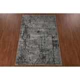 Multi-Color Abstract Turkish Area Rug Machine Made Carpet - 5'3" x 7'8"