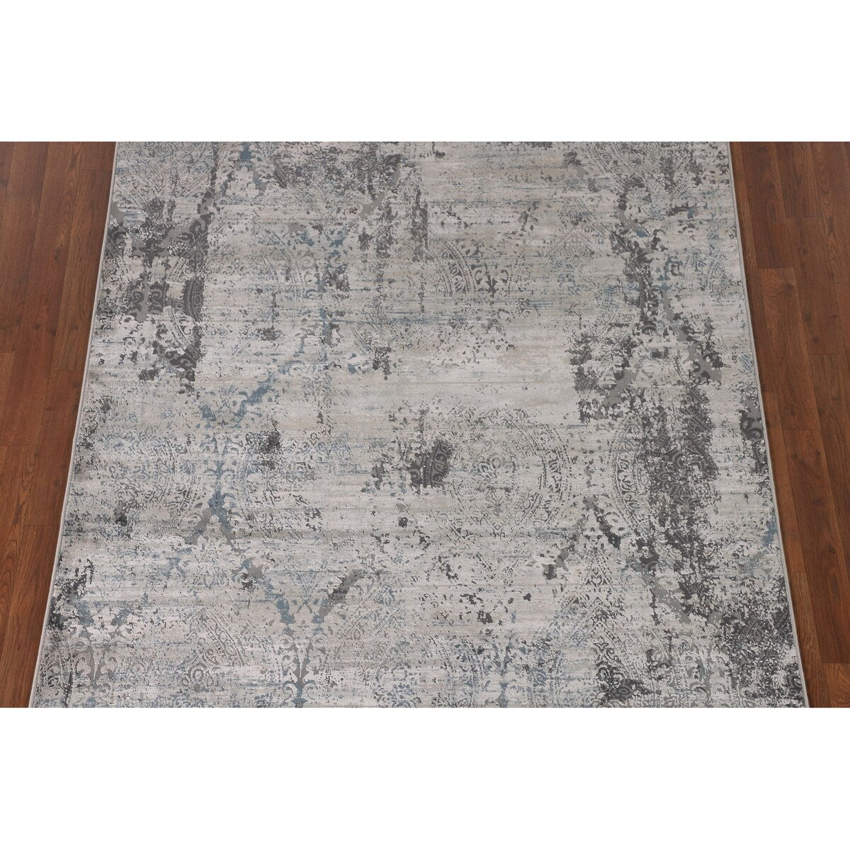 Multi-Color Abstract Turkish Area Rug Machine Made Carpet - 5'3" x 7'8"