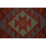 Multi-Color Kilim Oriental Area Rug Hand-woven Wool Carpet - 5'1" x 6'5"