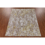 Multi-Color Modern / Abstract Area Rug Handmade Wool Carpet - 8'1"x 9'9"