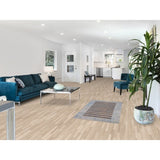 Multi-Color Striped Abstract Modern Accent Rug Handmade Wool Carpet - 2'8"x 4'10"