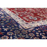 Hand-knotted Indian Tabriz Multicolor Wool Area Rug (9' x 12') - 9' x 12'