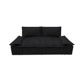 Multi-Functional 70" Queen Pull Out Sofa Bed, Convertible Sleeper Sofa with 2 Pillows