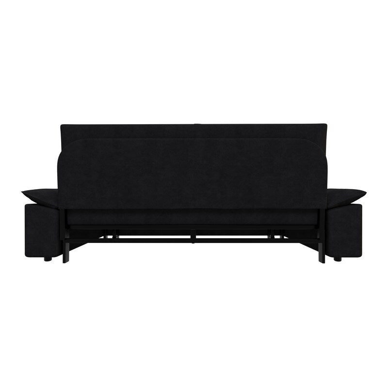 Multi-Functional 70" Queen Pull Out Sofa Bed, Convertible Sleeper Sofa with 2 Pillows