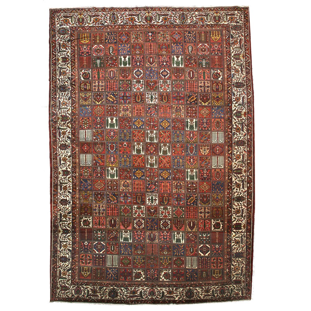 Hand-knotted Wool Traditional Oriental Panel Bakhtiar Rug (15' 9 x 23') - Multi - 15'9" x 23'