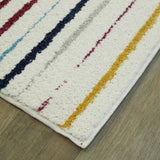 Mod-Tod Multi Stripes Kids Area Rug
