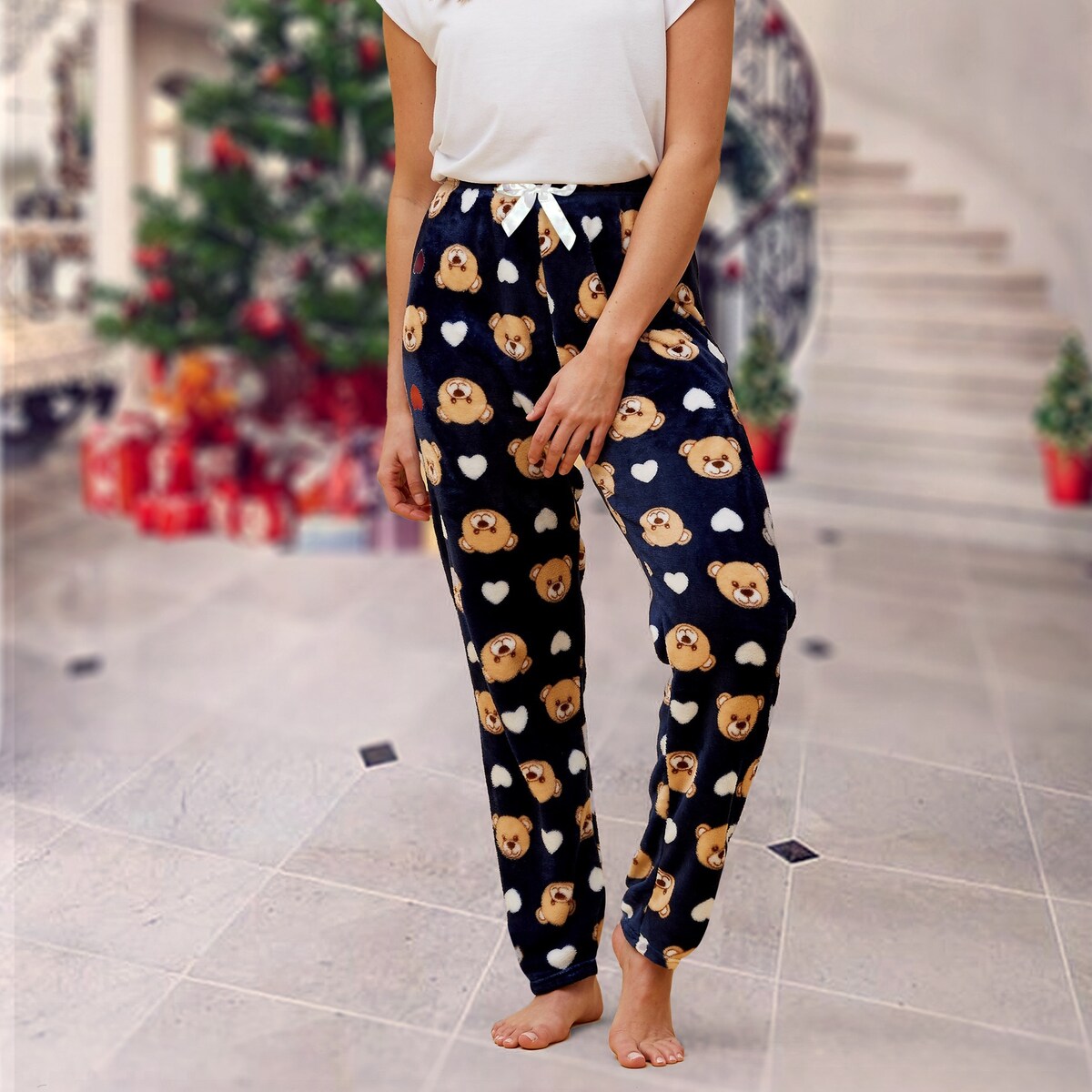 Womens Ultra Plush Micro Fleece Pajama Pants MultiPack Soft Comfortable Fun Colors