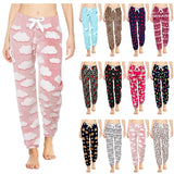 Womens Ultra Plush Micro Fleece Pajama Pants MultiPack Soft Comfortable Fun Colors