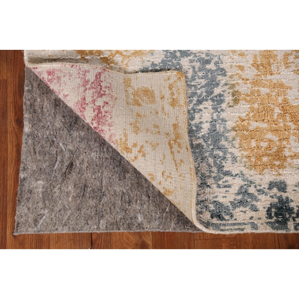 Multicolor Abstract Modern Foyer Foyer Rug Handmade Wool Carpet - 2'0"x 3'0"
