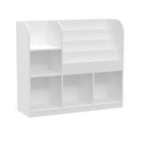 Multifunctional Kids Bookcase with 3 Collapsible Fabric Drawers
