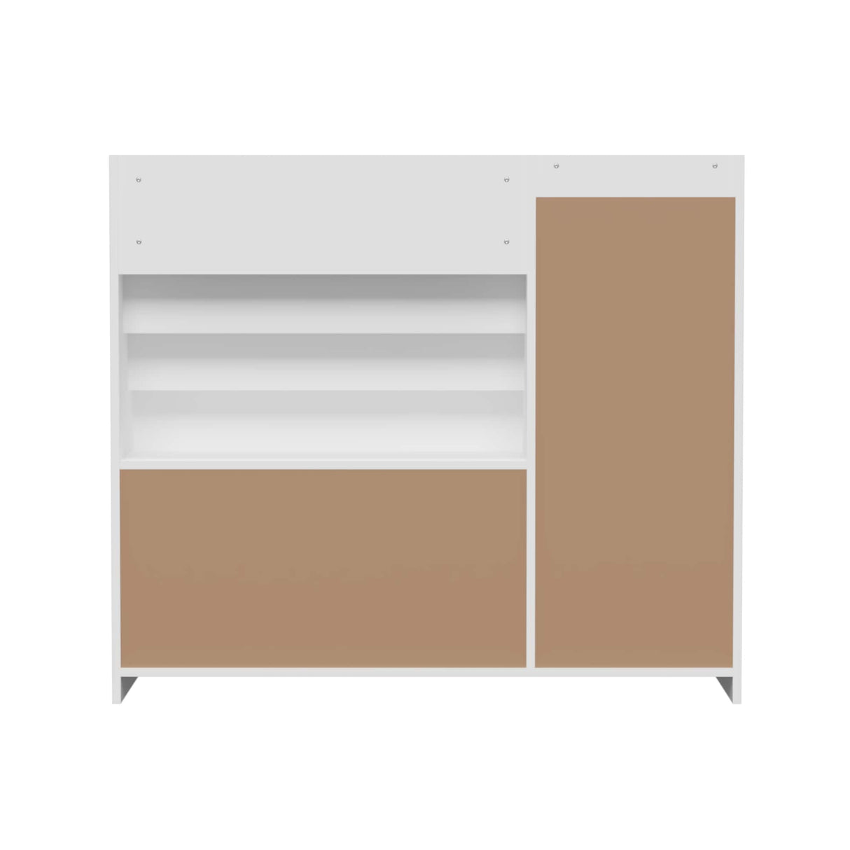 Multifunctional Kids Bookcase with 3 Collapsible Fabric Drawers