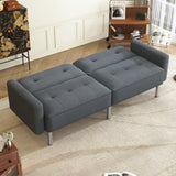 Multiple 3 Adjustable Positions Sleeper Sofa Bed With Comfortable Seat