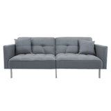 Multiple 3 Adjustable Positions Sleeper Sofa Bed With Comfortable Seat