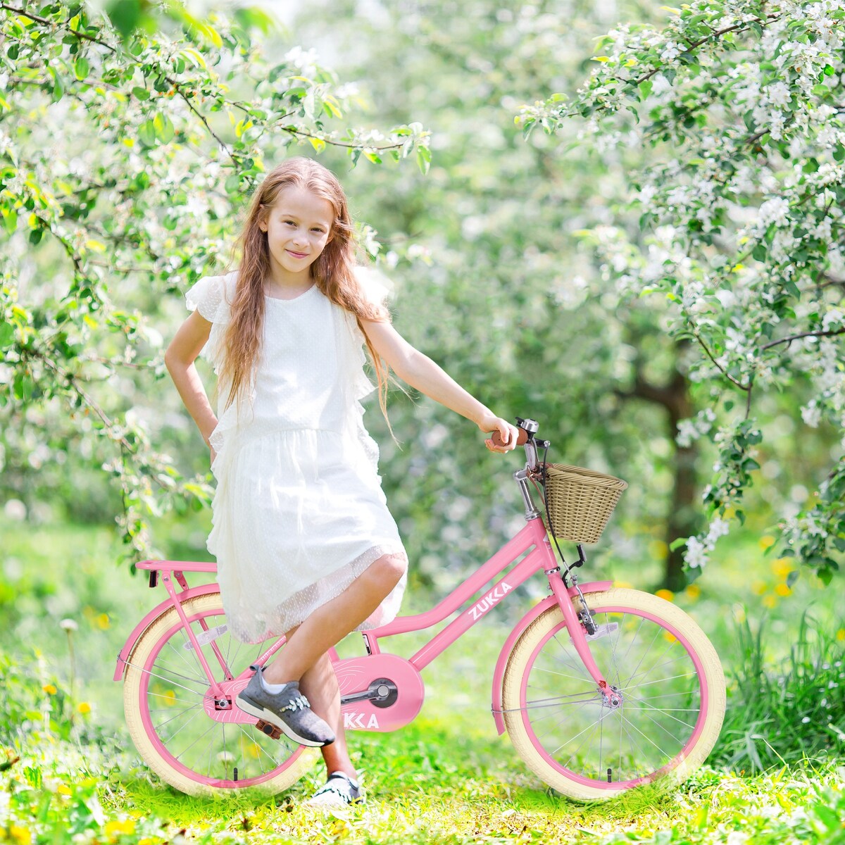 Multiple Colors Girls Bike with Basket for 7 10 Years Old Kids 20 inch Overstock