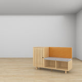 Multipurpose Shoe Rack w/Upholstered Bench and Large Capacity Storage