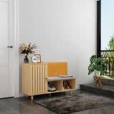 Multipurpose Shoe Rack w/Upholstered Bench and Large Capacity Storage