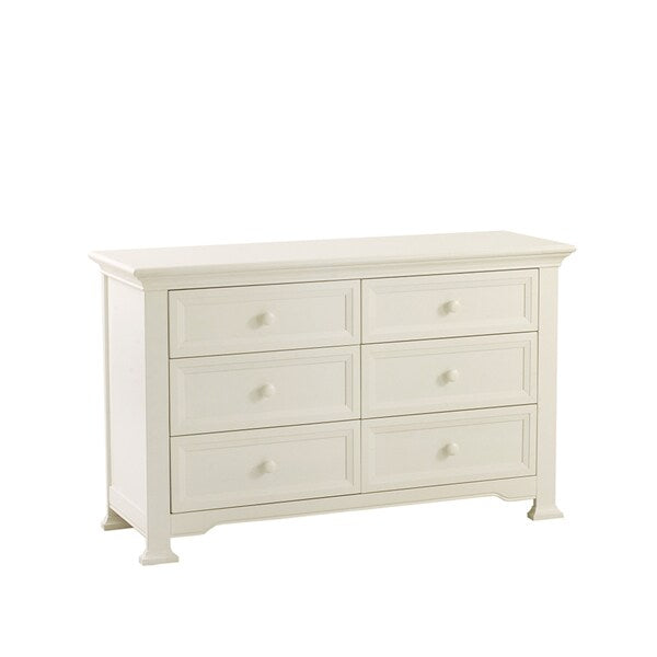Centennial Meford 6 Drawer Double Dresser- White