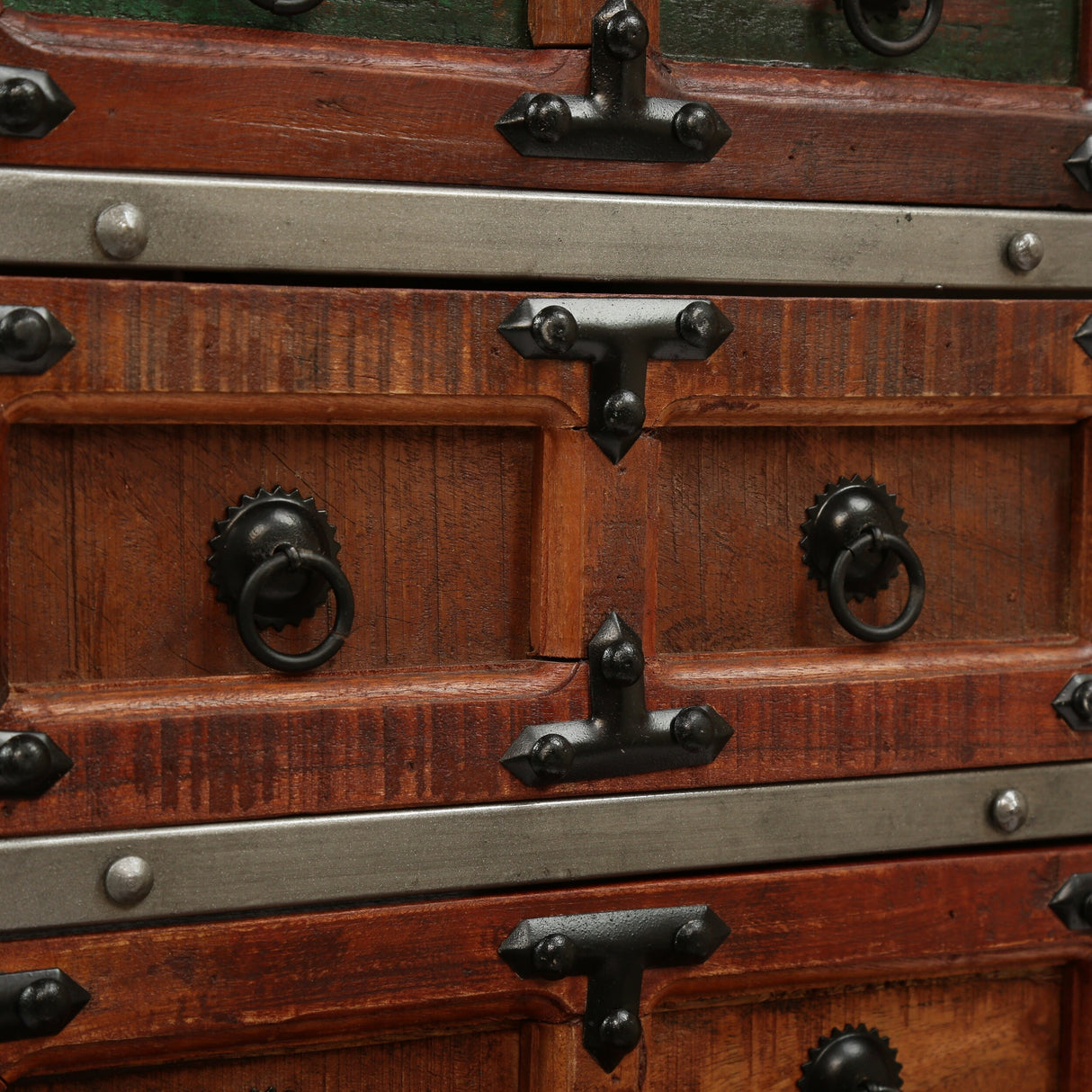 Muntz Handcrafted Boho Wooden 7-drawer Chest by Christopher Knight Home