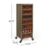 Muntz Handcrafted Boho Wooden 7-drawer Chest by Christopher Knight Home