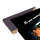 Mural Female Marines-VINAPP116560 Print 26.25"x19.75" by Vintage Apple Collection