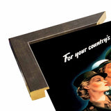 Mural Female Marines-VINAPP116560 Print 26.25"x19.75" by Vintage Apple Collection